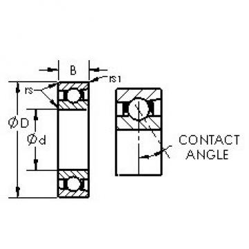 AST 7022C angular contact ball bearings