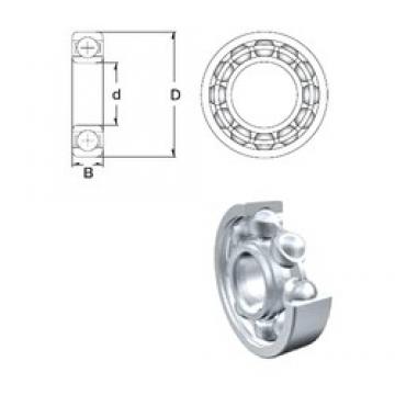 40 mm x 62 mm x 12 mm  ZEN 61908 deep groove ball bearings