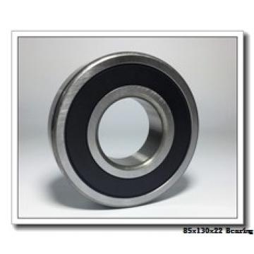 85 mm x 130 mm x 22 mm  SKF NU1017M/HC5C3 cylindrical roller bearings
