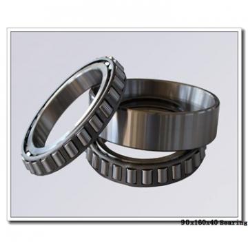 90 mm x 160 mm x 40 mm  ISO NUP2218 cylindrical roller bearings