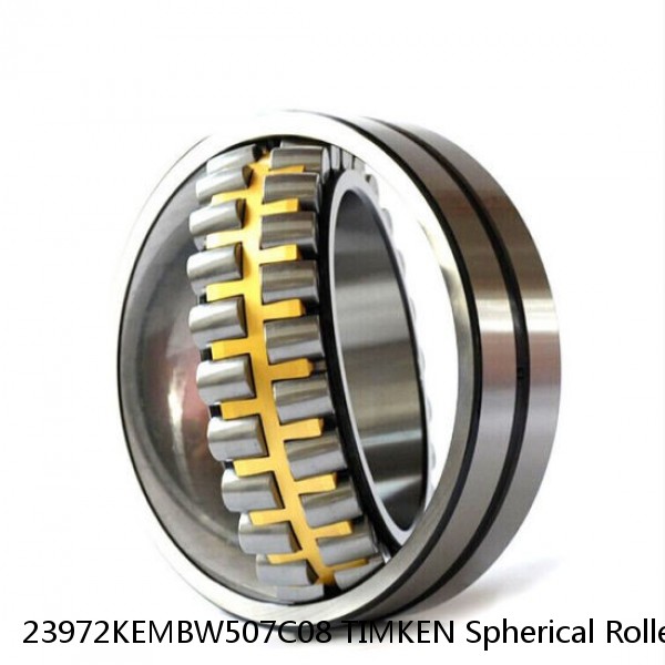 23972KEMBW507C08 TIMKEN Spherical Roller Bearings Brass Cage