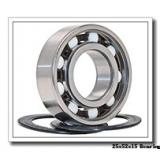 25 mm x 52 mm x 15 mm  ISO 6205 ZZ deep groove ball bearings