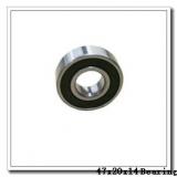 20 mm x 47 mm x 14 mm  SKF NJ 204 ECP thrust ball bearings